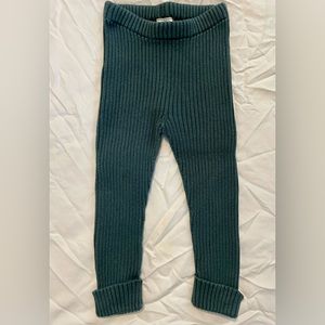Hanna Andersson 2T sweater knit leggings
